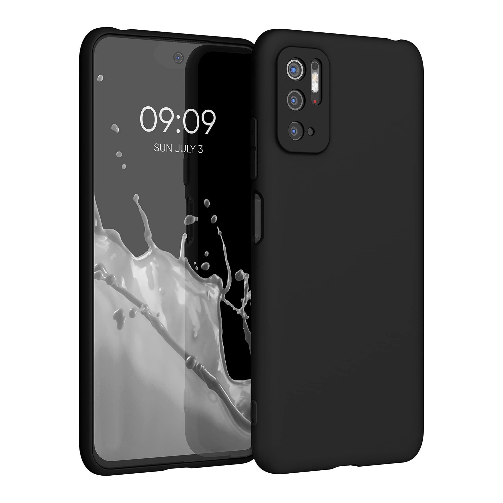 Newlike Back Cover for Poco M3 Pro 5G/Redmi Note 10T 5G (Silicone | Black) (B09C8C87PY) Amazon Price History, Amazon Price Tracker