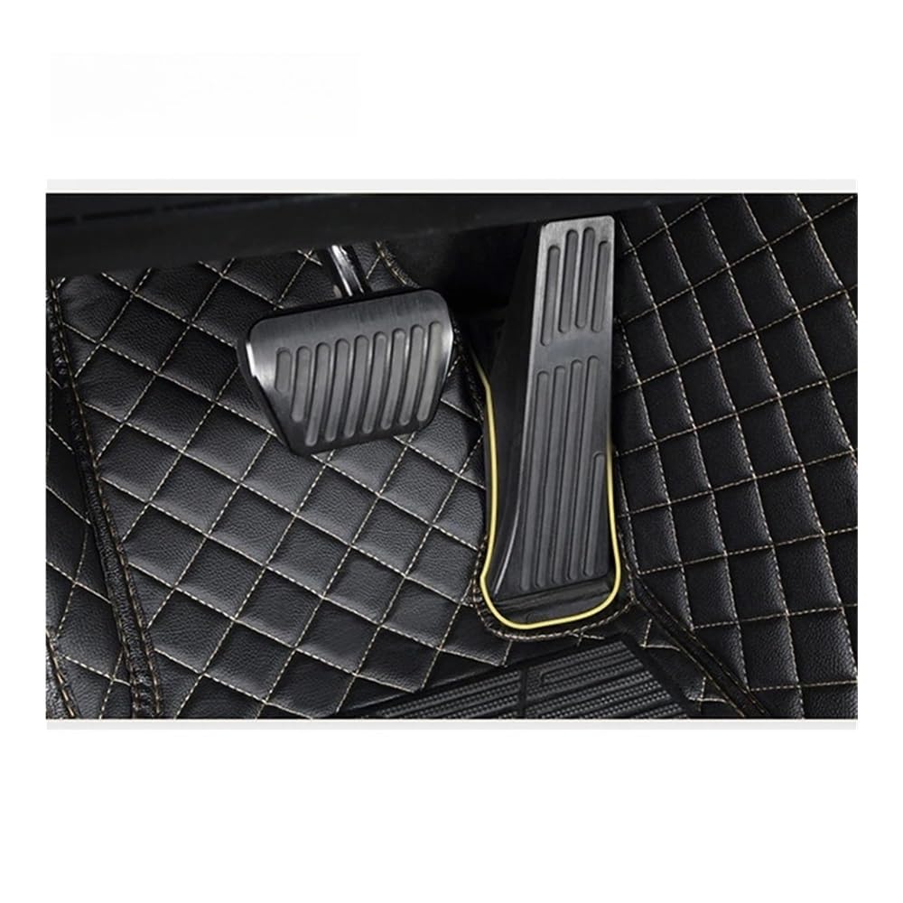 Generico Set tappetini Tappetini per Auto Personalizzati Tappeti per Soul Foot Coche Accessorie Accesorios Vehiculos per Completamente Impostati Tappeto tappetti | Black Red
