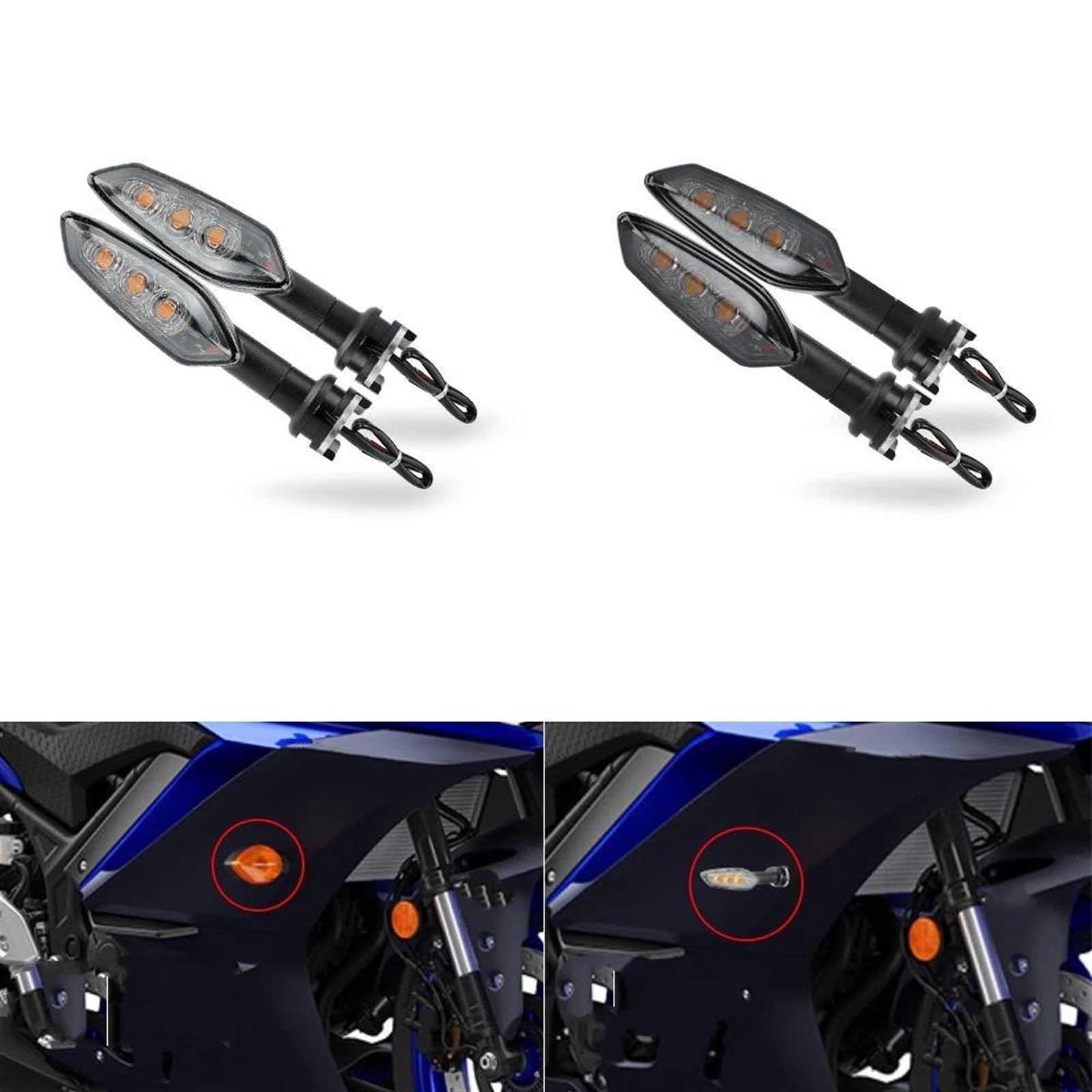 Amazon.co.jp: ウィンカーライト オートバイ用インジケーター