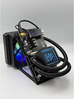 NerdQaxe++ Rev 6.1 Hydro 6 TH/s - SH-256 | 16.5J/TH 고효율, 100W 저전력, 조용함, 2.4G Wi-Fi - BTC 솔로 마이닝용 오픈 소스 암호화 기계