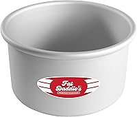 Vista 44 de Fat Daddio's Moldes para pasteles redondos de aluminio anodizado, juego de 2 piezas, 9 x 3 pulgadas