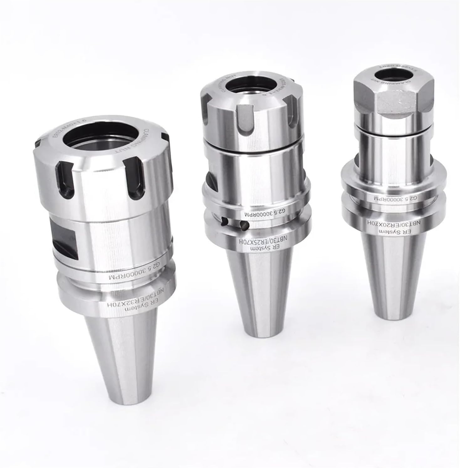 BT30 High Precision NBT30 Spindle Tools ER16 ER20 ER25 ER32 Handle Tool Holder Collet Chuck CNC Machine Part(NBT30-ER25-60L)