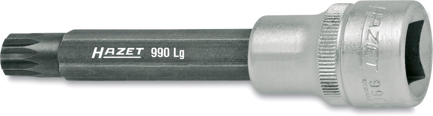 Hazet 990LG-9 M9 XZN 1/2" Square Long Screwdriver Socket