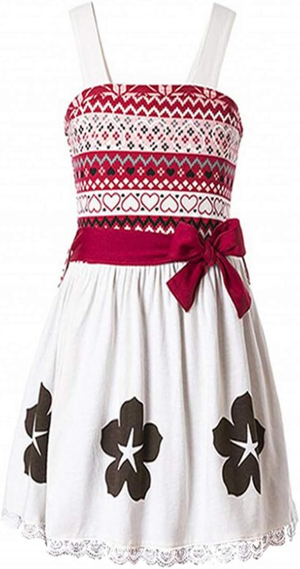 Waruila Moana Costume for Girls Dress up Toddler Baby Cosplay Outfit Little Kids Skirt Set Little Girls Cosplay Dress Up