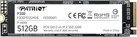 SSD PATRIOT P300 512GB M.2 2280 NVMe PCIE GEN3 x4 - P300P512GM28