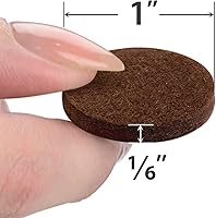 Vista 2 de Almohadillas de Fieltro para Muebles X-PROTECTOR - 48 Protectores de Suelo Premium de Fieltro para Patas de Sillas para Suelos de Madera, la Mejor