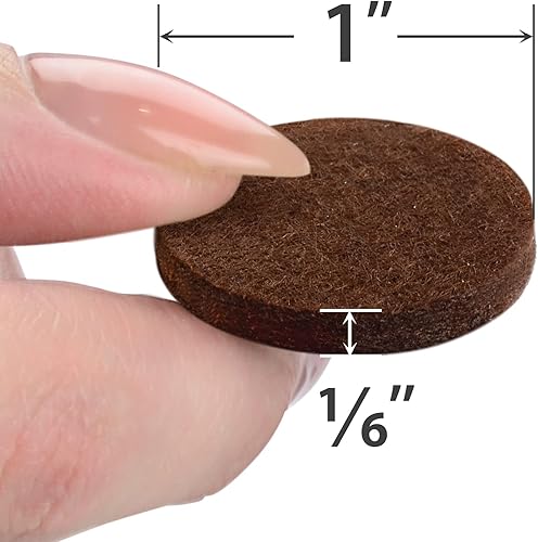 Miniatura 2 de Almohadillas de fieltro protectoras para muebles de X-PROTECTOR - 48 almohadillas de fieltro, protectores de suelo de madera o suelos duros