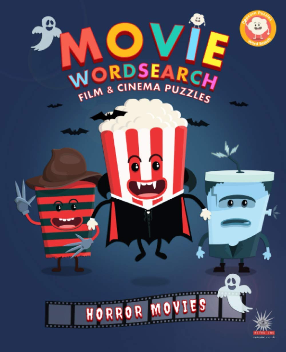 Movie Wordsearch Film & Cinema Puzzles - Horror Movies