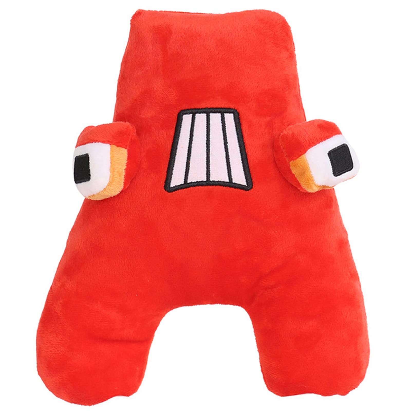 A Letter Plush Toy - Cute Stuffed Plush Toys & Decorative Pillow, Educational Gift for Kids & Fun Home Decor (A)