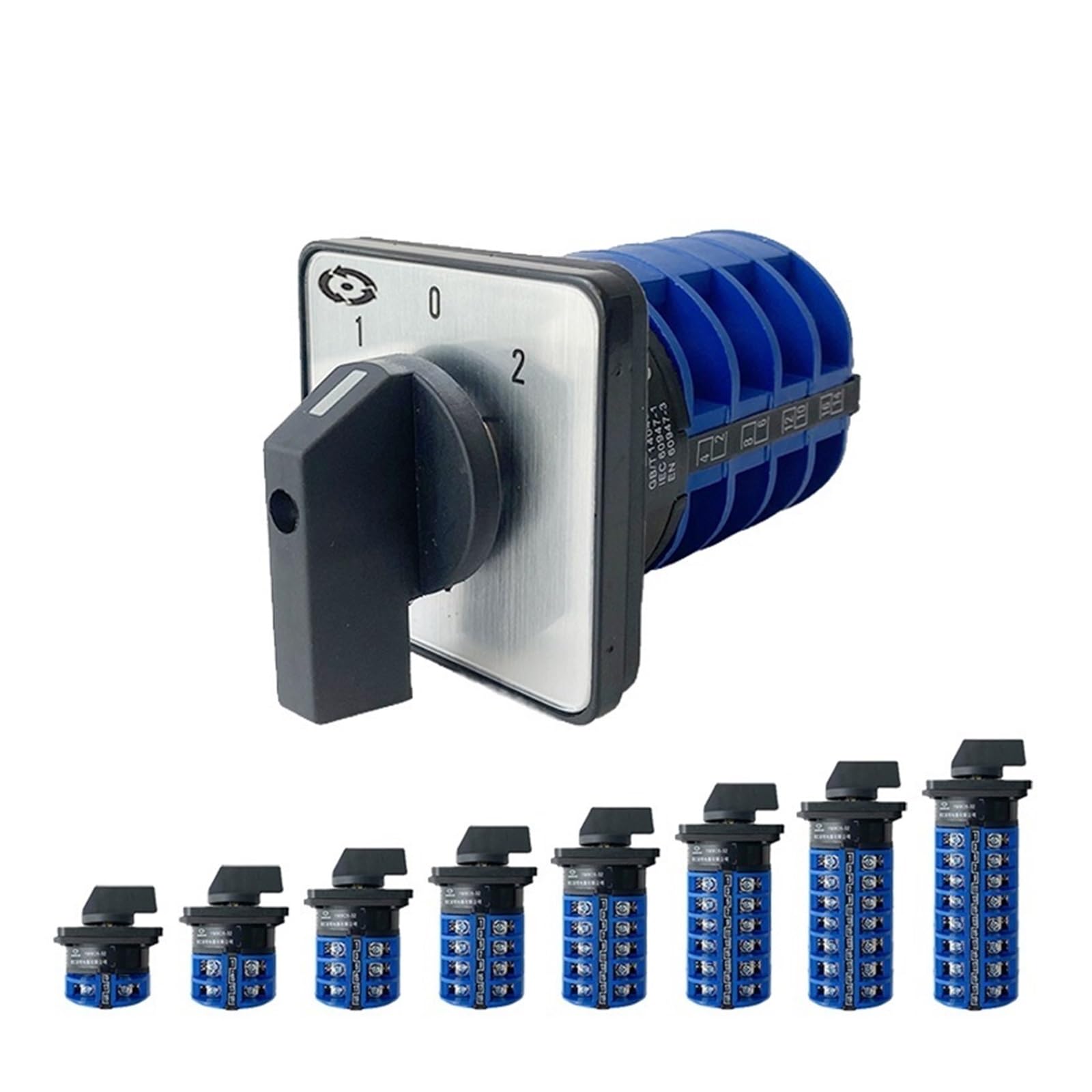Commutateur à came LW26 32A 690V à selector rotatif 1-8 pôles personnalisable