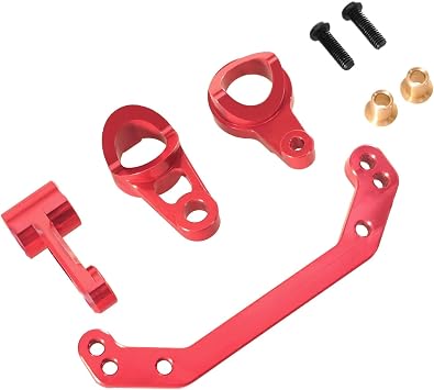 RC Repairs Models For LC For Racing PTG-2R 1/10 Steering Buffer Component Tension Model Remote Control Car Metal AccessoriesRed