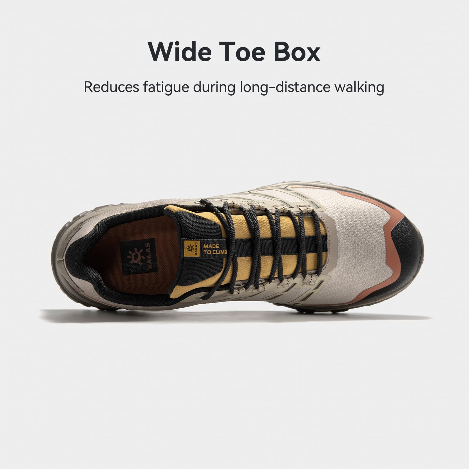KAILAS Herren Expedition-4 FLT Wasserdicht Leicht Trail Running Atmungsaktiv Langlebig Wanderschuhe Anti-Rutsch Outdoor Bergsteigen Schuh