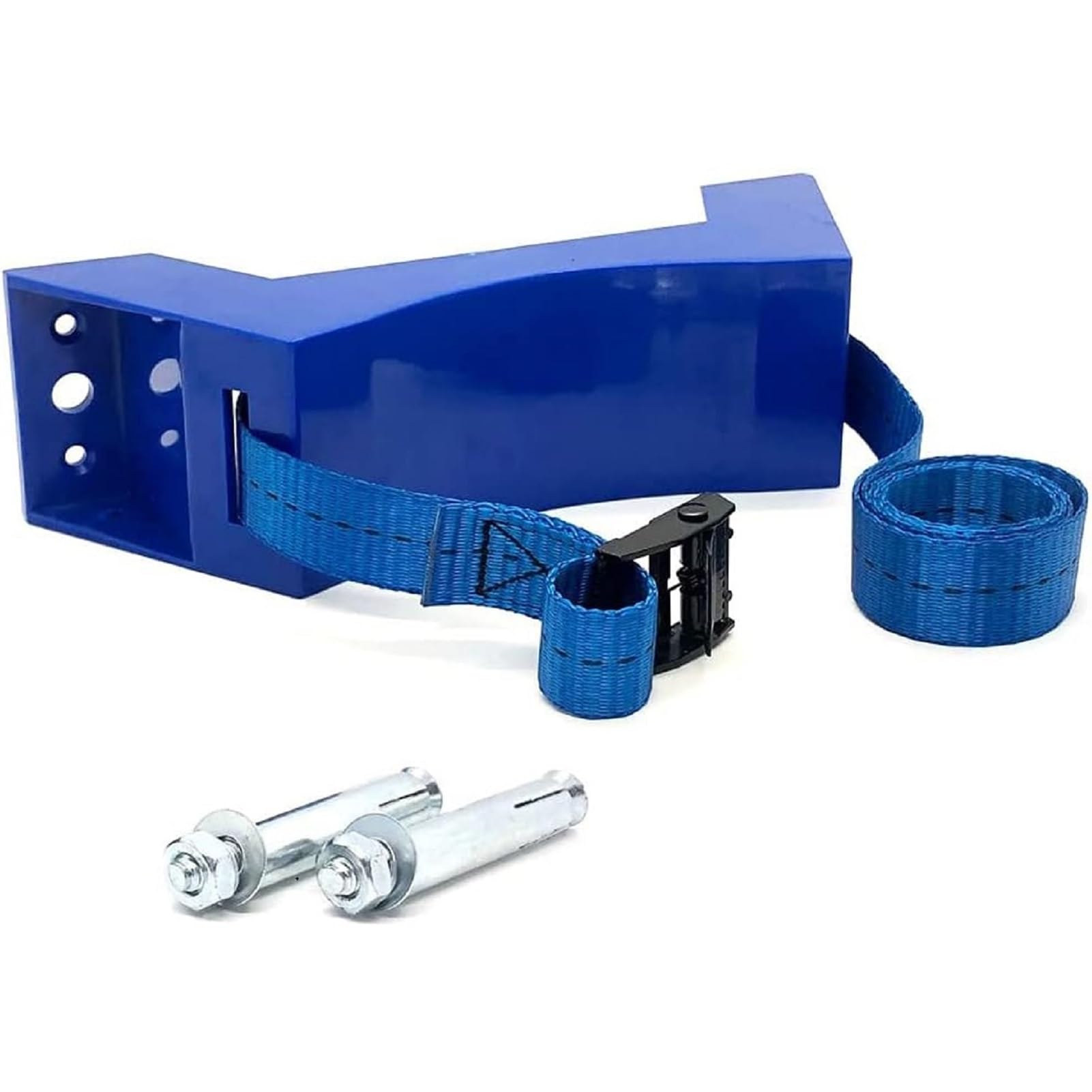 Support de RéServoir de Propane Cylindre Support De Bouteille De Gaz Support Mural Fixe Pour Bouteille De Gaz Fixation avec Vis pour réservoir de (Bleu)