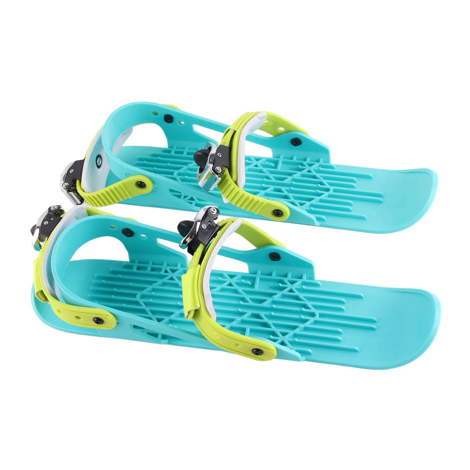 Mini łyżwy Narciarskie, Regulowane Buty Narciarskie z Klamrami ze Stali Nierdzewnej do Snowboardu Zbocza Sporty Zimowe dla Dorosłych