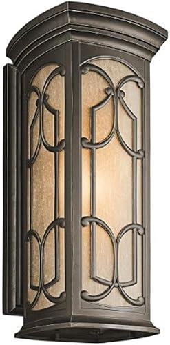Kichler 49229OZ Franceasi - Pared exterior (1 luz, bronce antiguo)