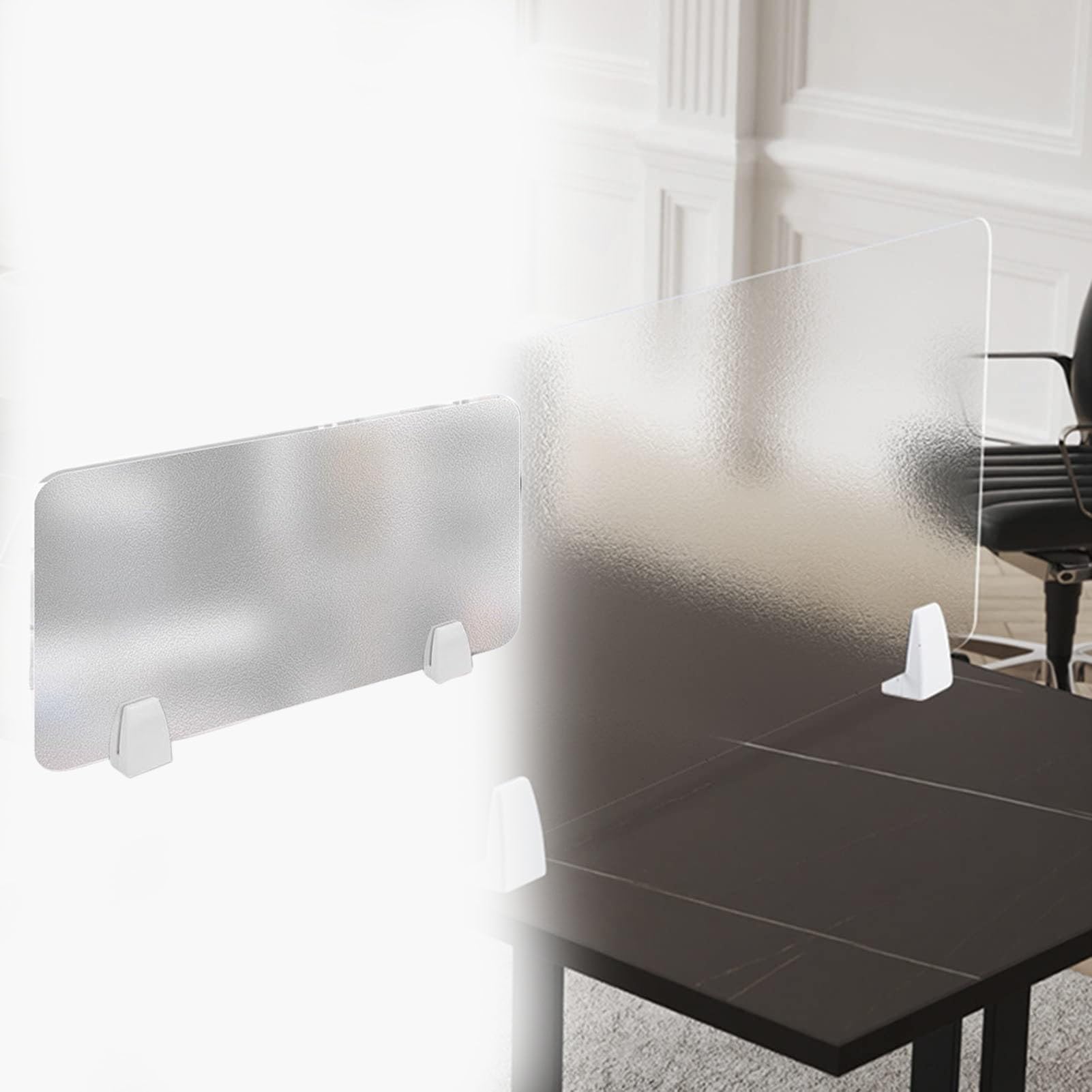 Séparateur de bureau acoustique et modulable 120 cm pour s'isoler efficacement chez soi