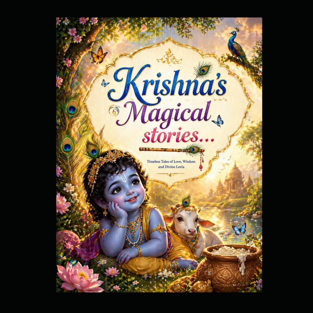 Magical Krishna Stories for Kids - Part 1: 5 Beautiful Moral Stories About Kindness, Friendship, Courage & Sharing | Illustrated Bedtime Stories for Ages 3–7
