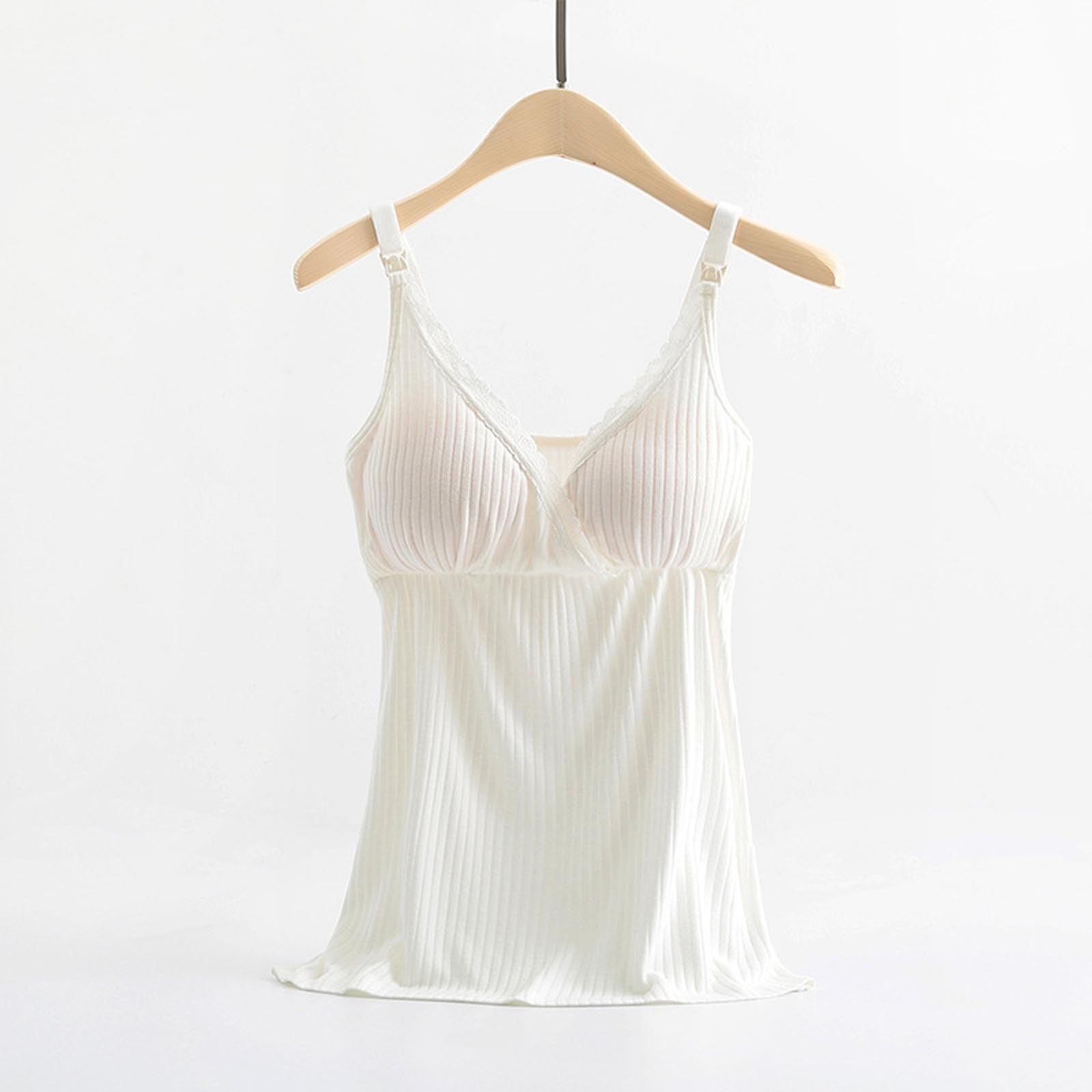Camiseta de maternidad para mujer, cuello en V, sin mangas, tirantes ajustables, lactancia materna, camiseta de lactancia, camiseta de lactancia para mujer, camiseta sin mangas