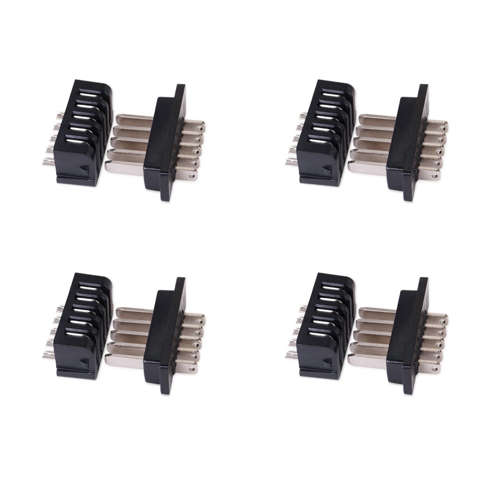 Bloepum 4Pair EBike Battery Power Discharge Connector 5Pins Male and Female Battery Power Plug for Hailong E-Bike Cycling Parts