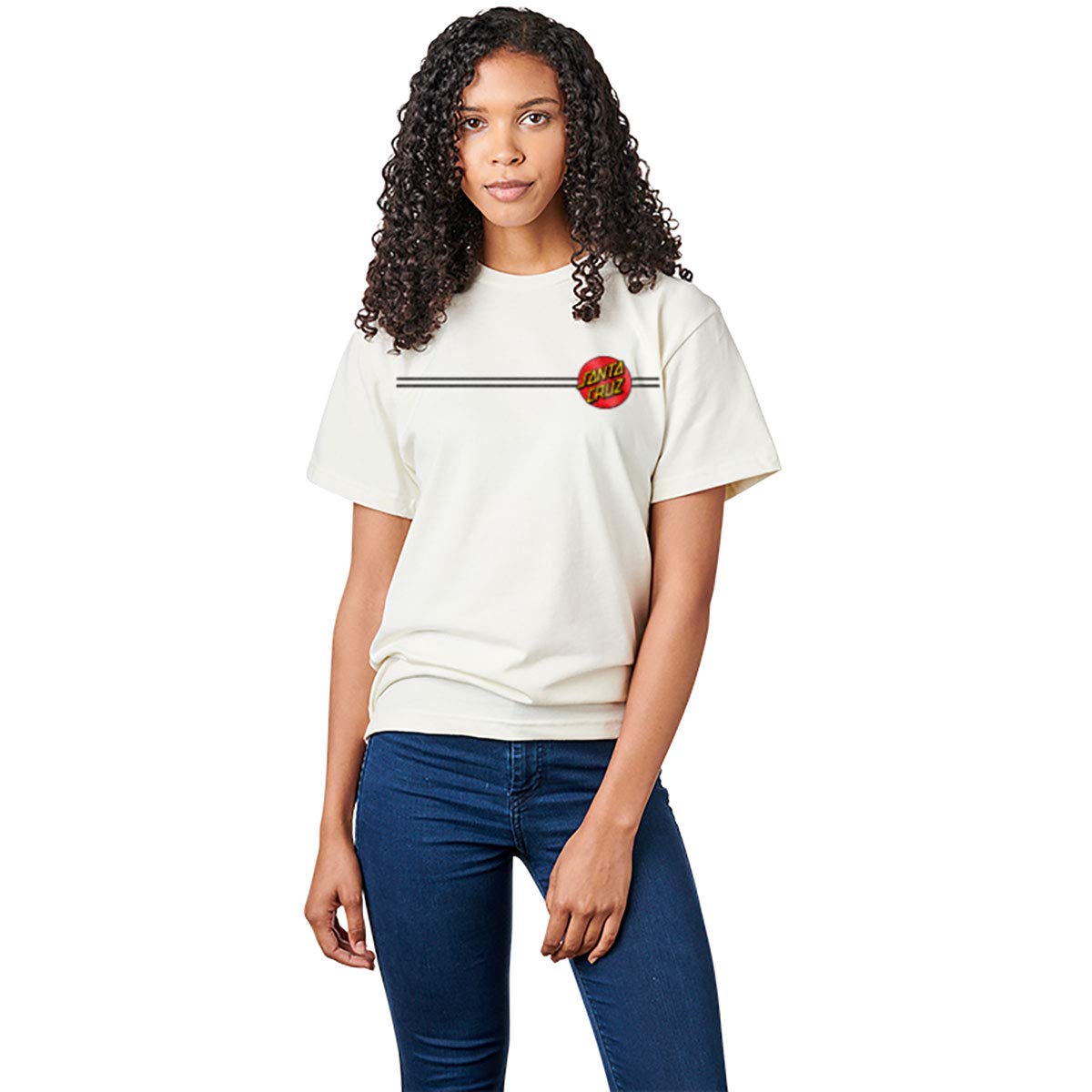 Santa Cruz Women's Classic Dot Fitted T-Shirt