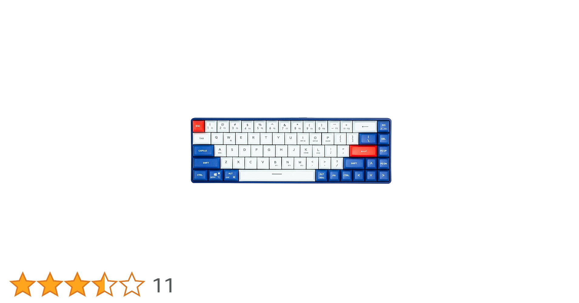 Amazon.co.jp: ZALMAN K610 (茶軸/ブルー) ゲーミングキーボード