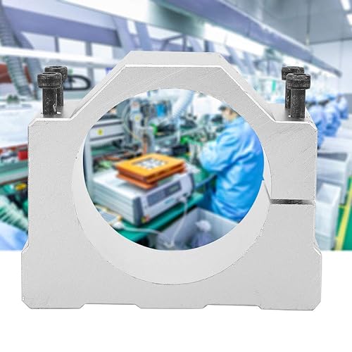 Miniatura 2 de Soporte de motor CNC, abrazadera de montaje de motor de husillo de aluminio con tornillos, juego de herramientas para husillo CNC grabado máquina