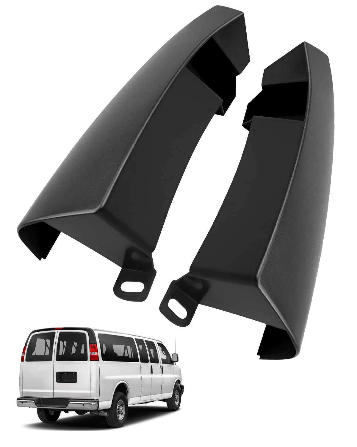 Amazon.com: 2Pcs Rear Roof Molding Exterior Fit for Chevy Express