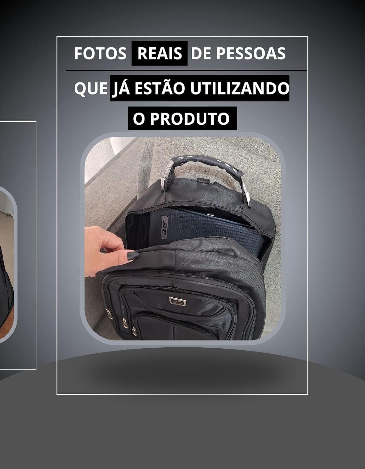 Mochila Masculina Feminina Notebook Polegadas Resistente Reforçada Semi Impermeável Executiva Cabo de Aço Preta Grande Escolar Faculdade Trabalho Viagem
