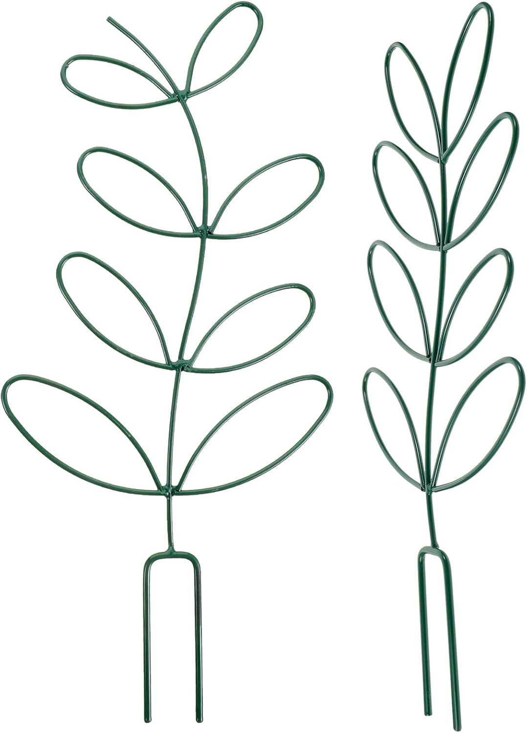 2pcs Metal Tomato Cage Trellis for Garden Plant Climbing Support Green Plant Frame for Potted and Outdoor Vegetable Vines