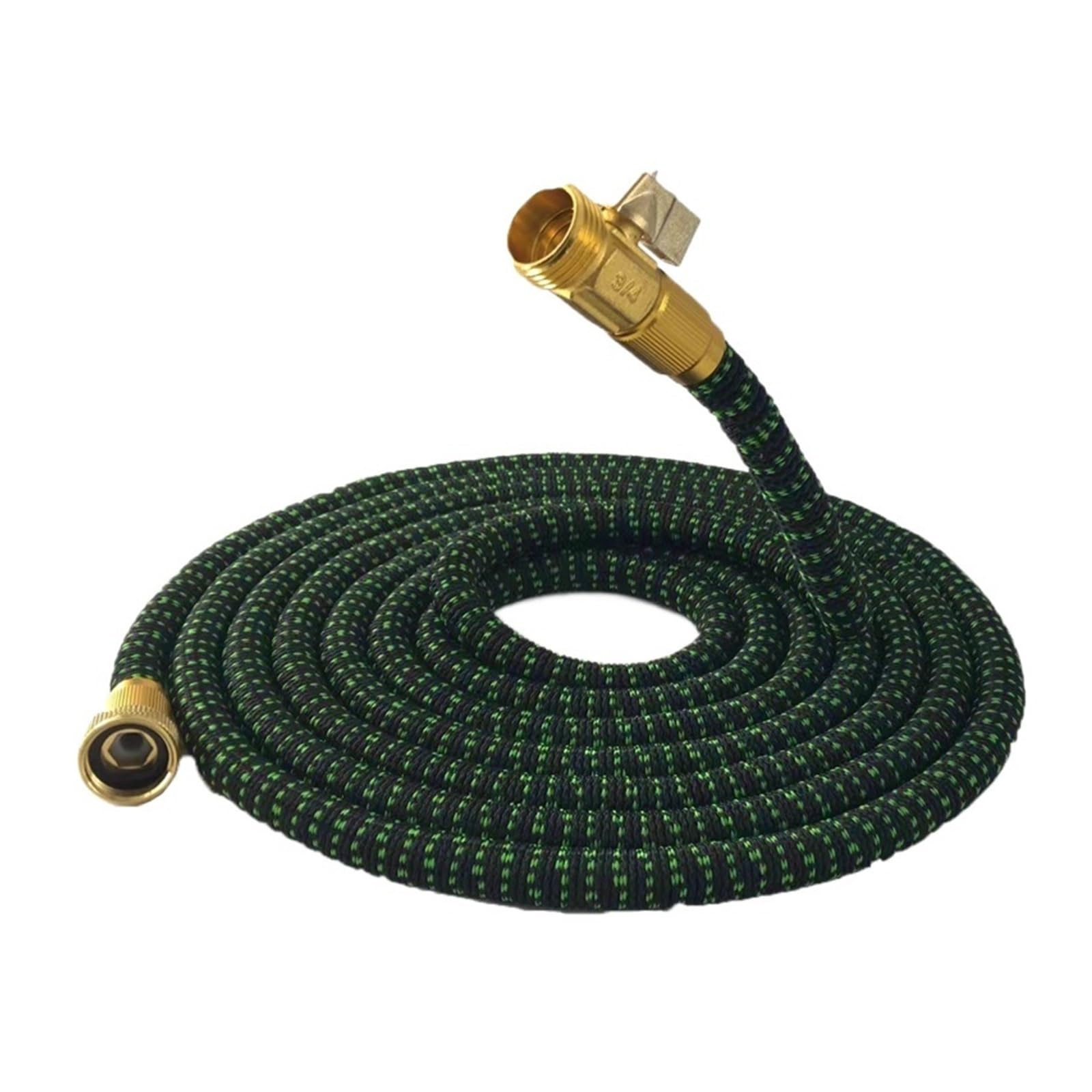 Manguera de jardín Extensible, Manguera de jardín Flexible Extensible, Manguera de riego por Goteo de Alta presión, Manguera para Lavado de Coches, Manguera mágica de jardín (Azul, 5 m)