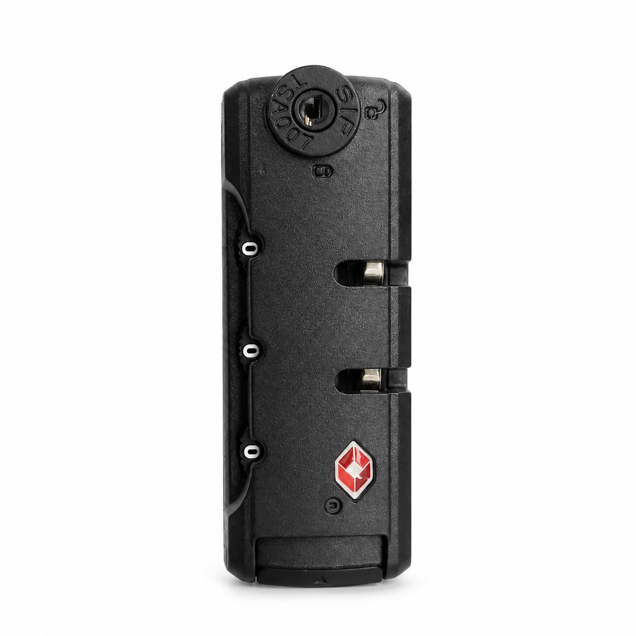 DIVISO TSA Approved 3-Dial Luggage Lock for Suitcase, Plastic Combination Zipper Lock with Screws, Travel Sentry Accepted Security Lock for Trolley Bag, Backpack, Travel Bags, Black, DIY Fit-image-46