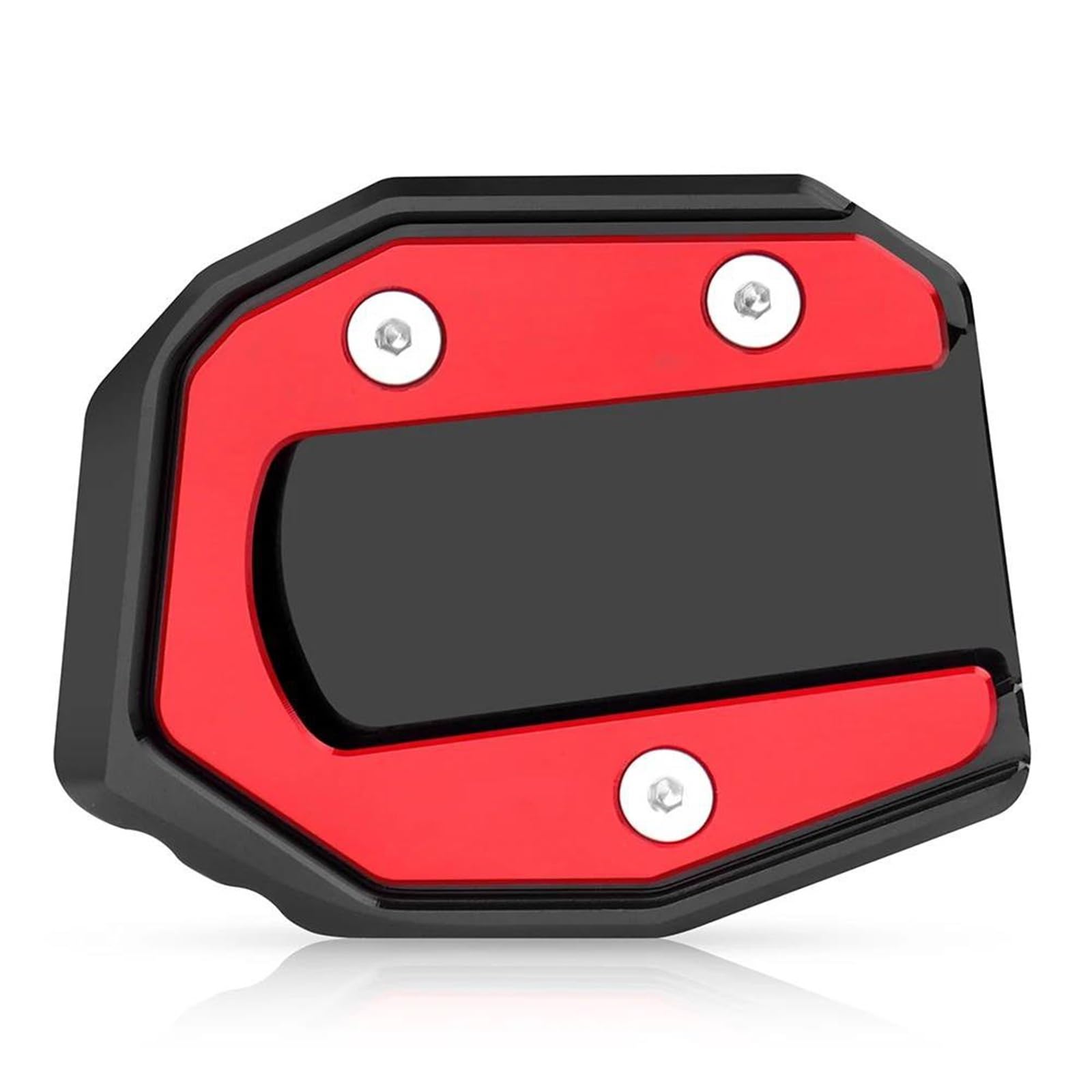Piastra Allargata Piastra di Supporto Estesa Cavalletto Laterale Moto per K&awasaki per VulcanS 650 2015-2023 Piedino di Estensione Cavalletto Laterale Maggiorato Cavalletto Supporto(Rosso)