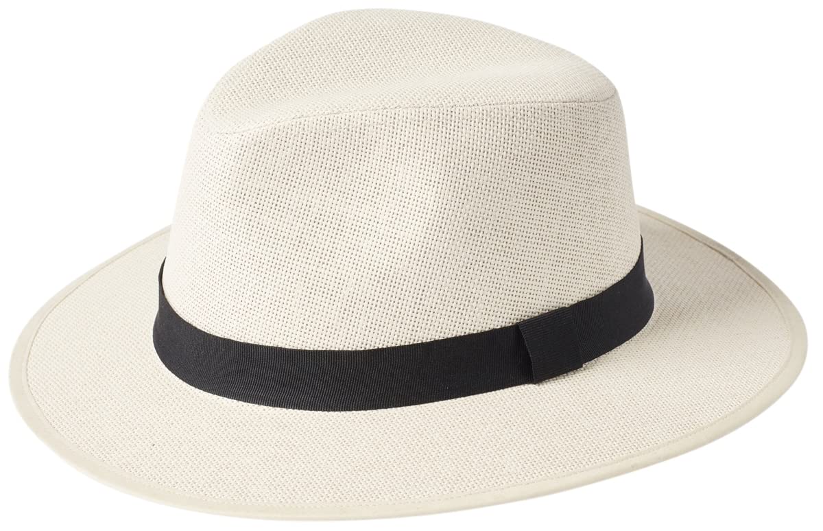 Failsworth Men's Natural Hats Toyo Straw Safari Fedora Hat - Xl