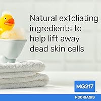 Vista 3 de MG217 Psoriasis Dead Sea Exfoliating Bar Soap, Repair & Protect with Dead Sea Salt, Oregon Grape Root Extract, Oatmeal for Psoriasis Skincare, 5oz