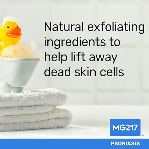 Miniatura 3 de MG217 Jabón exfoliante para la psoriasis del Mar Muerto, repara y protege con sal del Mar Muerto, extracto de raíz de uva de Oregón, avena para el