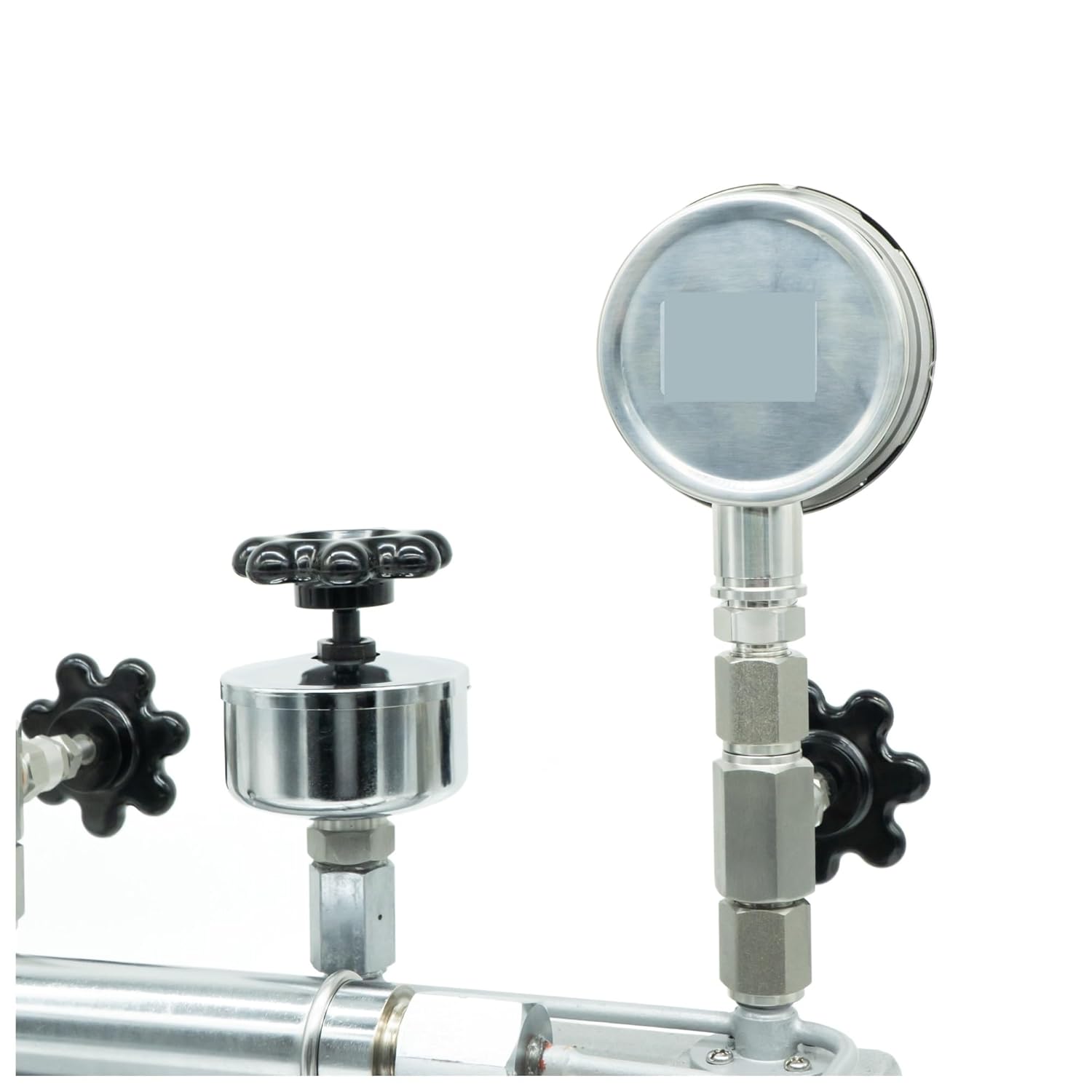 Pressure Calibration Table Manual Hydraulic 60MPa Precision Hydraulic Pressure Gauges Calibration Machine Oil Pressure Gauge Calibrator(0 to 60MPa)