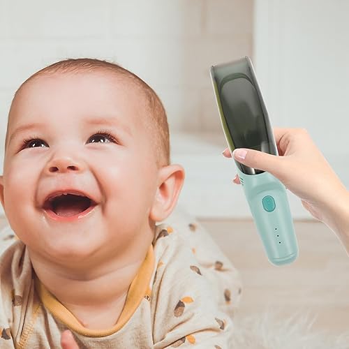 Miniatura 8 de Beaupretty Cortadora de pelo silenciosa con hoja de cerámica, herramienta de corte de pelo portátil ligera para niños recién nacidos y kit de aseo