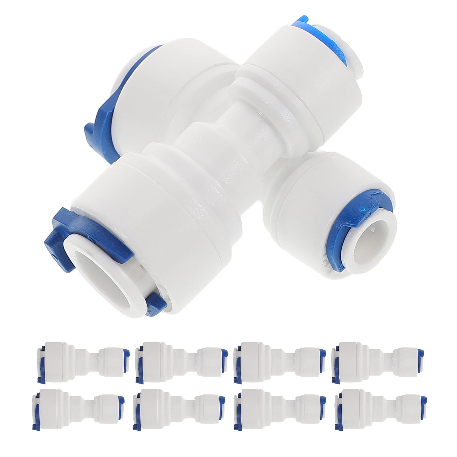 Conectores rápidos de manguera de 1/4" a 3/8" para solucionar fugas y cambiar filtros de agua