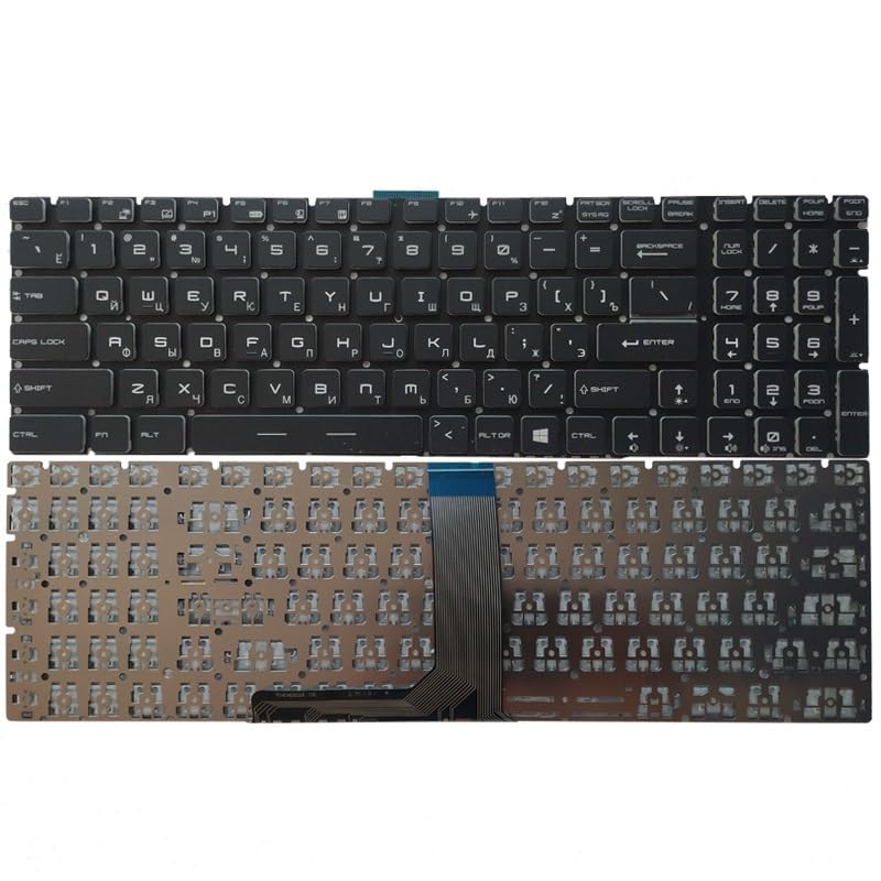 Clavier MSI MS-16H7 MS-16H8 de rechange pour ordinateur portable version RU
