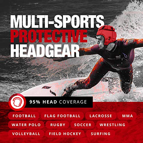 GB Multi-Sport Protective Headgear GB-10-02 (White, Medium), Soft-Shell Helmet for Various Sports, Protective Sports Gear with Superior Ventilation Design - GameBreaker
