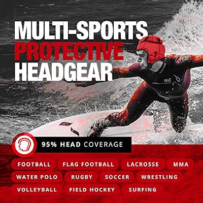 GameBreaker Soft Shell Helmet with Impact-Engineered Pro Protection, Lightweight Headgear Flag Football, Rugby, 7v7 & MMA