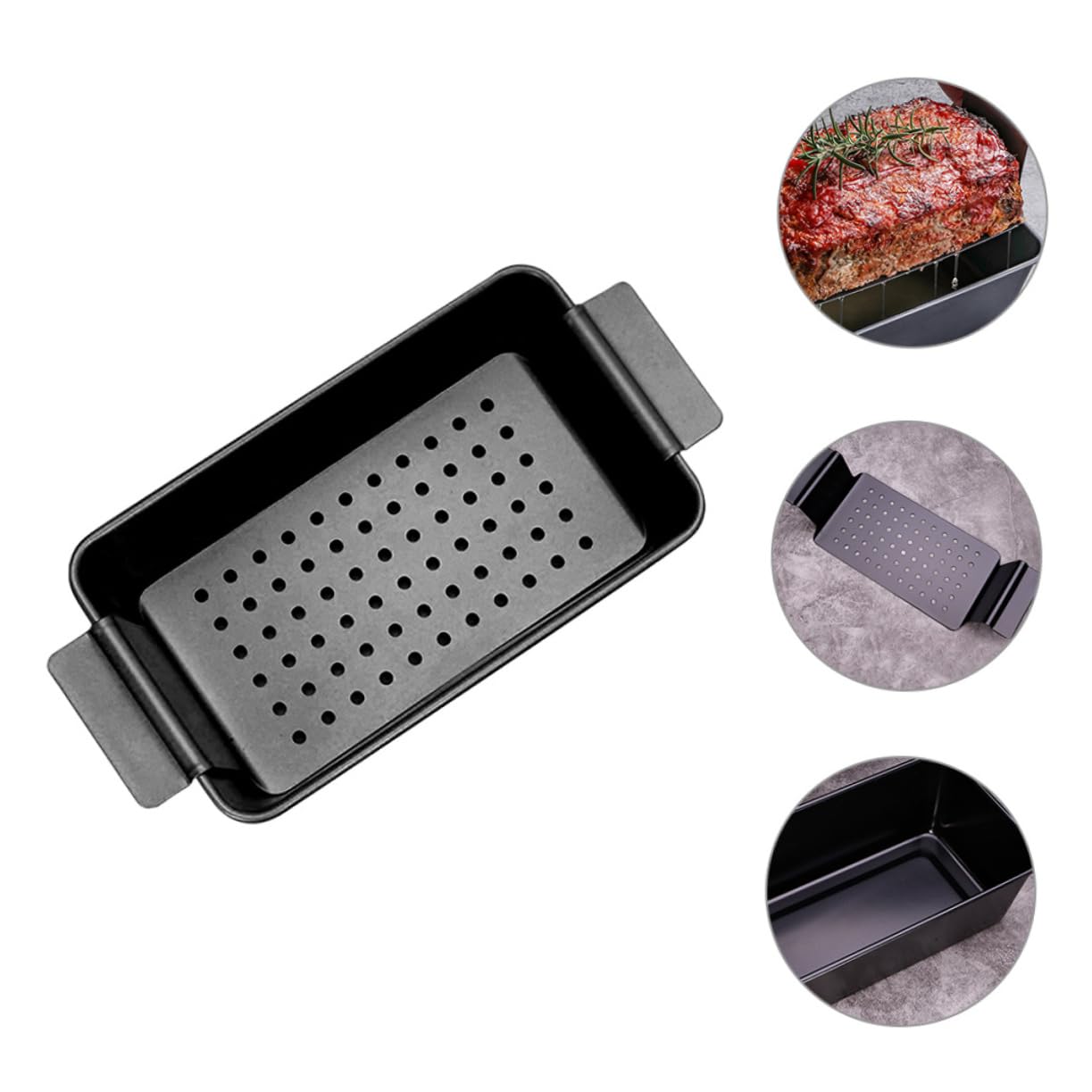 Toastform aus Kohlenstoffstahl, Schwarz, Antihaftbeschichtet für Brot