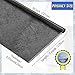 Kinlop Carbon Fiber Sheet Pure Carbon Fiber Fabric 2 x 2 Twill Weave 3k/220g Carbon Fiber Cloth for Structural Reinforcement on Concrete Wall Basement Boat Cars Repair, 1 Roll (4.2 ft x 108'')