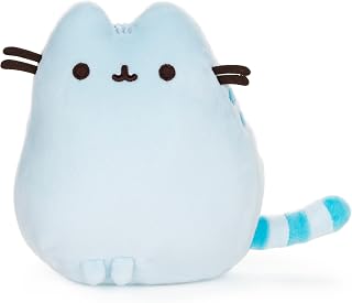 GUND Pusheen The Cat Squisheen Plush, Stuffed Animal Cat for Ages 8 and Up, Blue, 6"