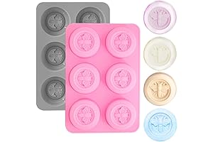 AIFUDA Honey Bee Soap Mold - Unleash Your Creativity with 2Pcs 6-Cavity Silicone Molds