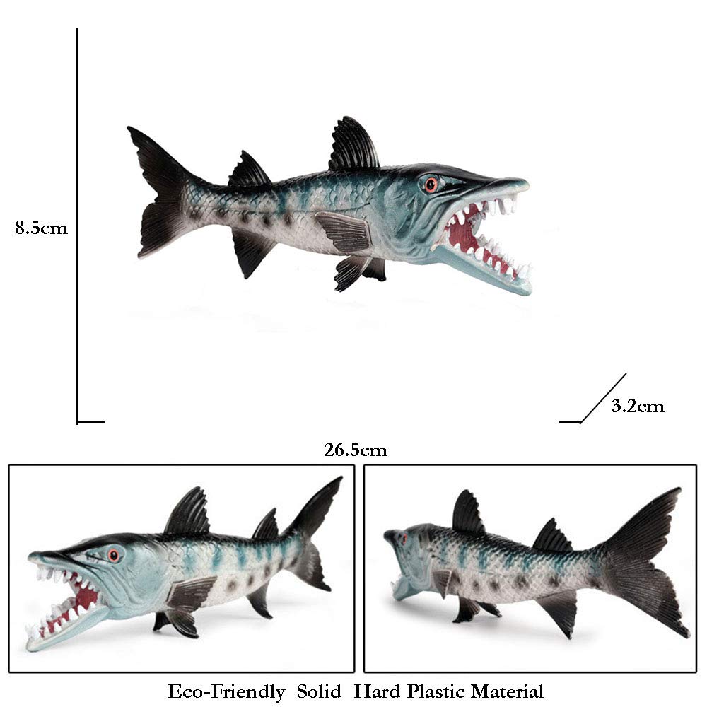 JOKFEICE Figura Animale Tilapia Mossambica Realistica - Giocattolo Educativo Per Bambini 3+