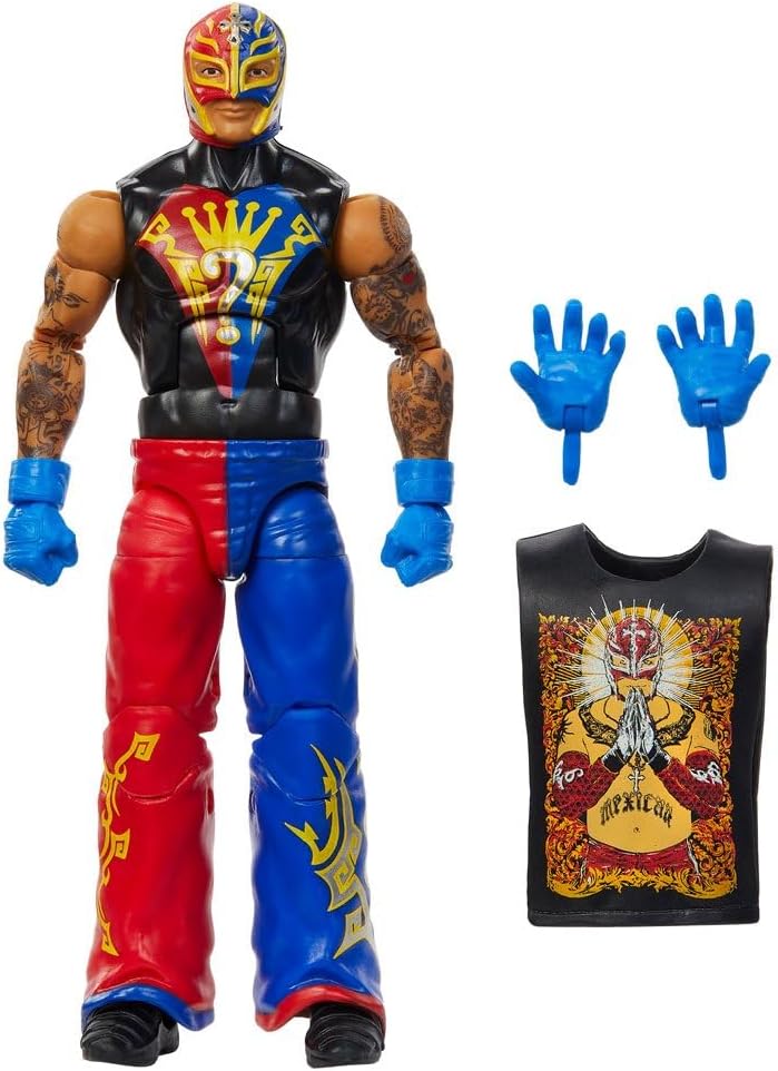 WWE Rey Mysterio Elite Greatest Hits 7 Toy Wrestling Action Figure
