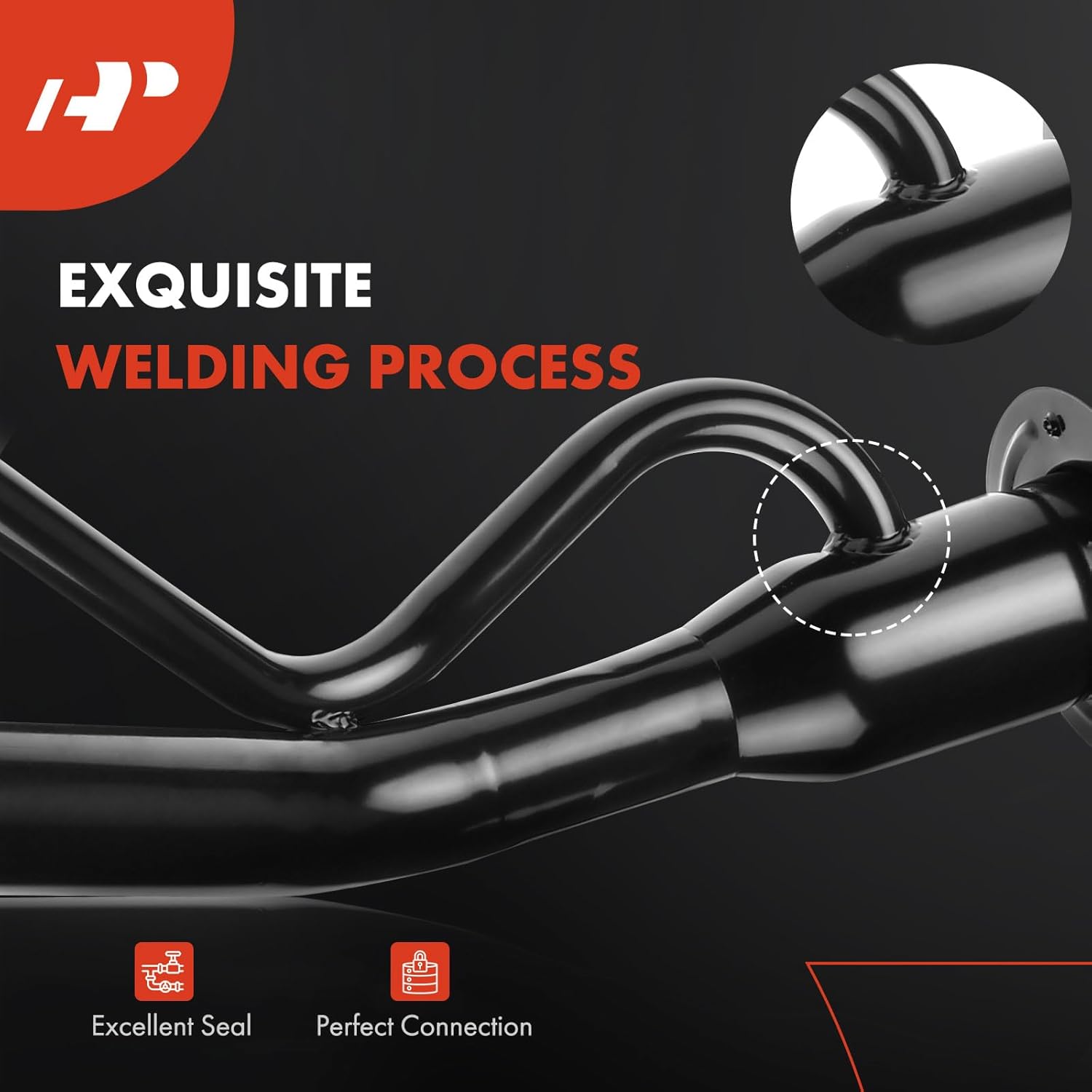 A-Premium Fuel Tank Filler Neck Pipe Hose Compatible with Ford F-250 F-350 Super Duty, 1999 2000 2001 2002 2004, Gas, Styleside, Replace# 3C3Z9034A, F81Z9034AA