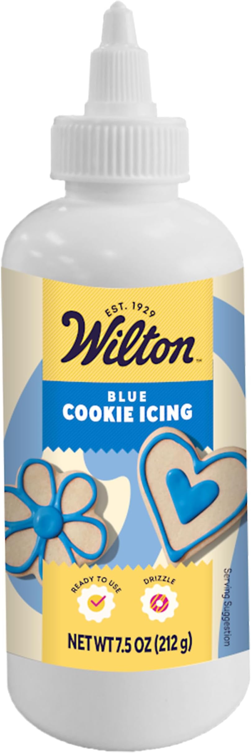 Cookie Icing - Quick, Easy-To-Use and Ready for Cake and Cookie Decorations, 9 Ounce, Blue