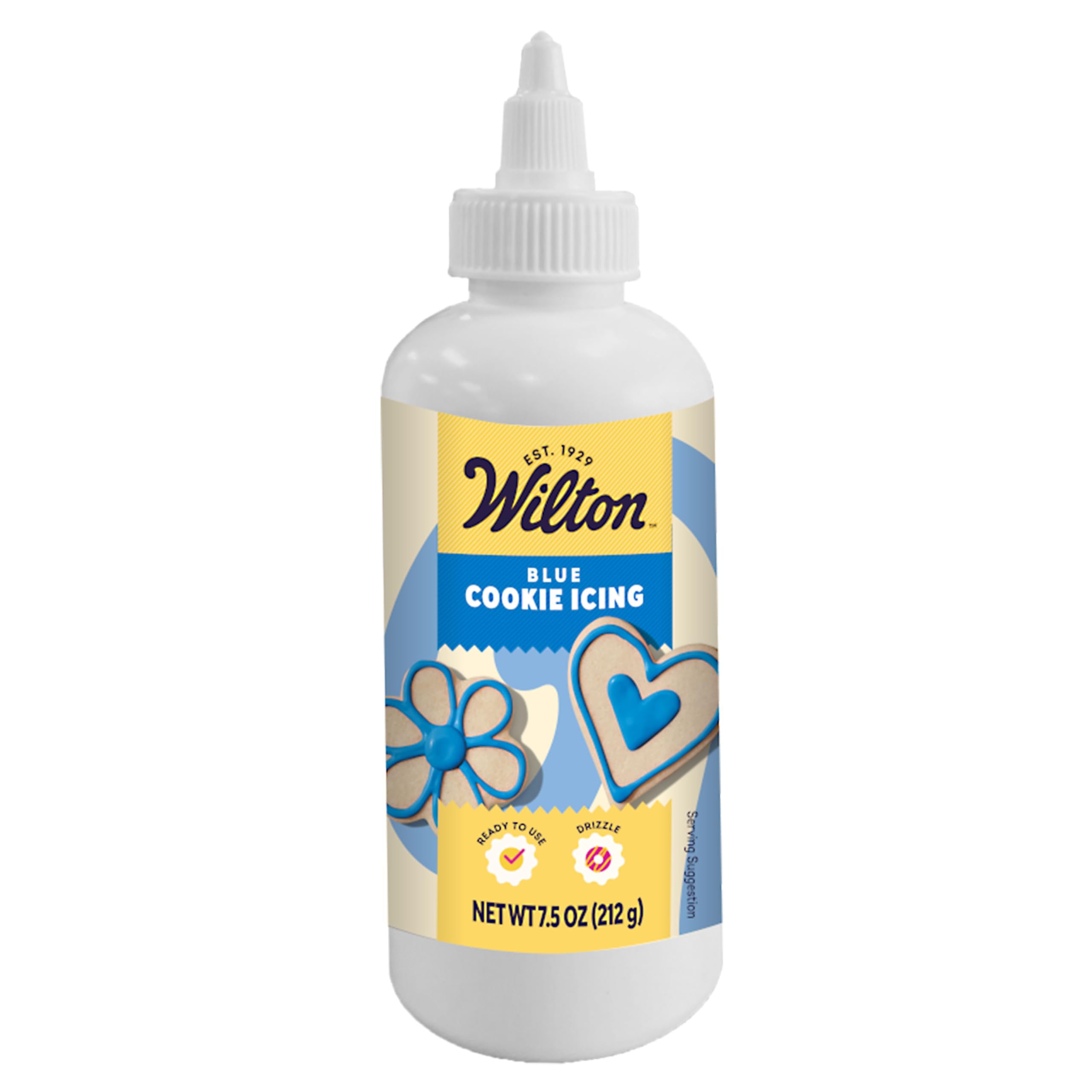 Wilton Cookie Icing - Quick, Easy-To-Use and Ready for Cake and Cookie Decorations, 9 Ounce, Blue